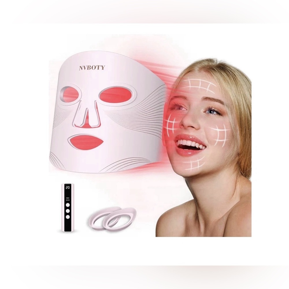 NVBOTY Spectral Mask Instrument-180 LED lights Pink Pro Face Mask Model 2344.R13
